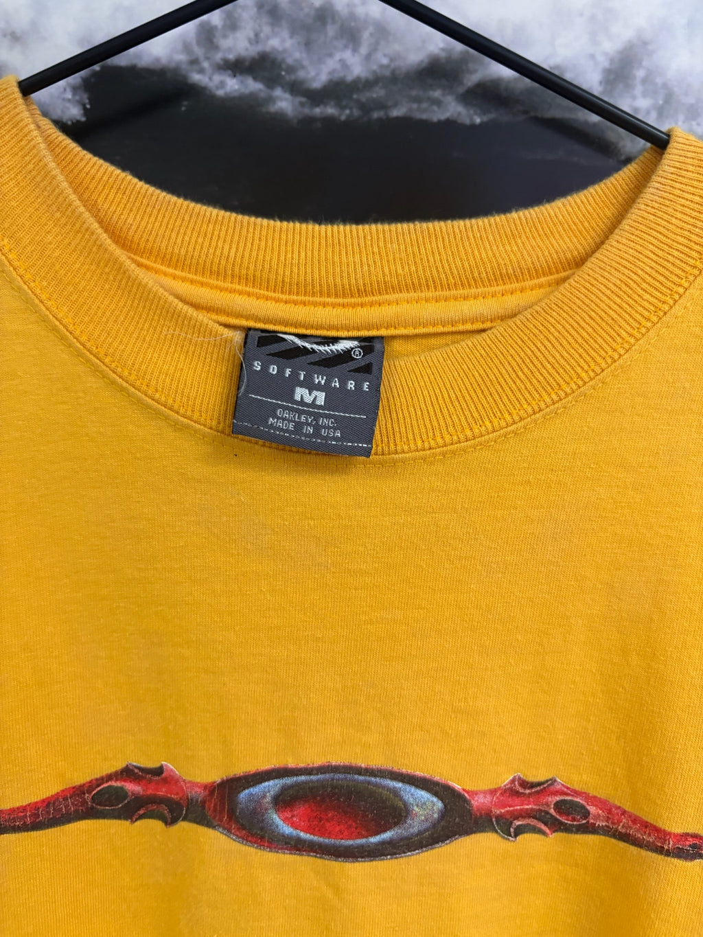 Vintage Yellow Oakley Software Shirt