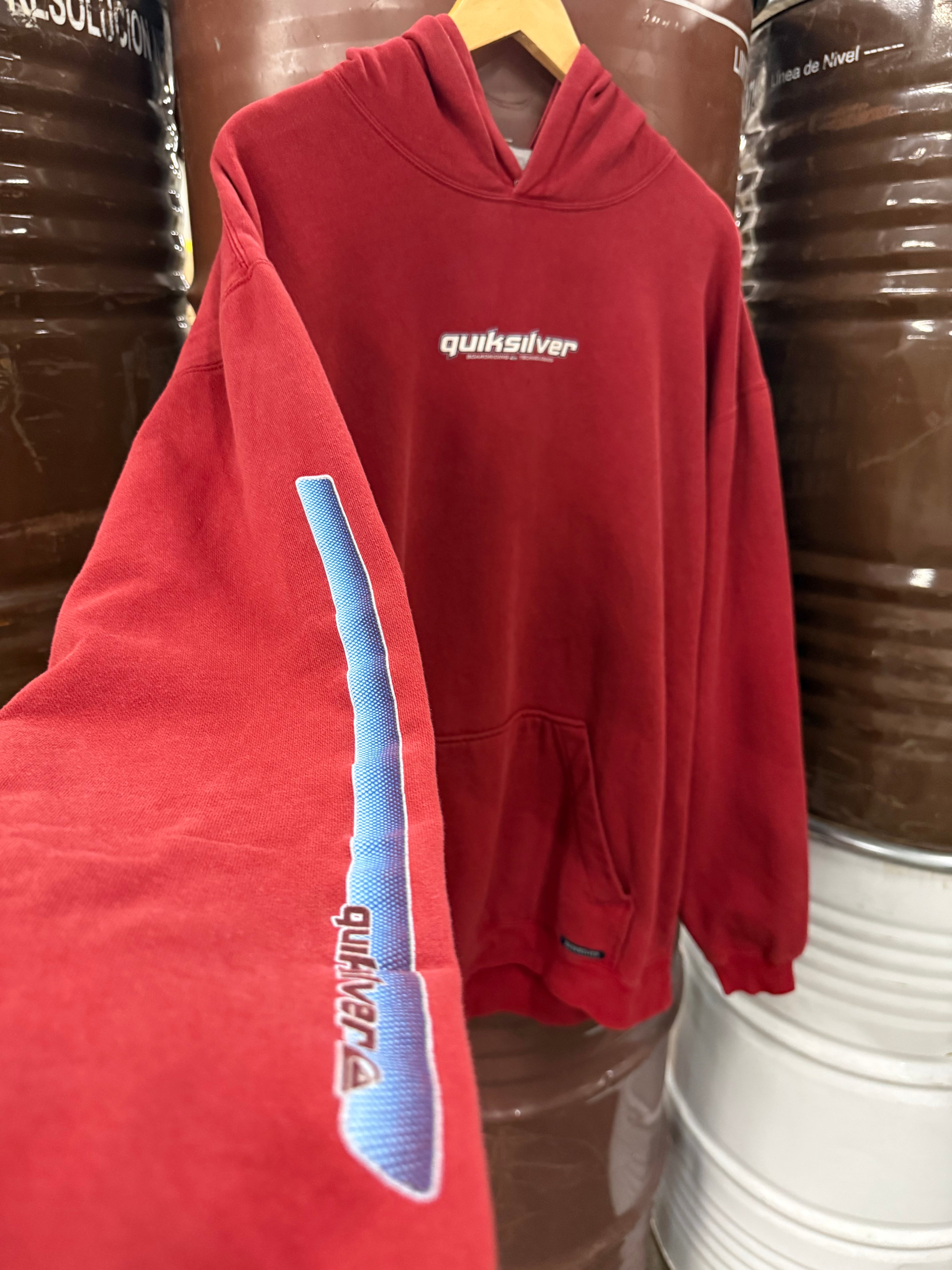 Quiksilver Red Hoodie