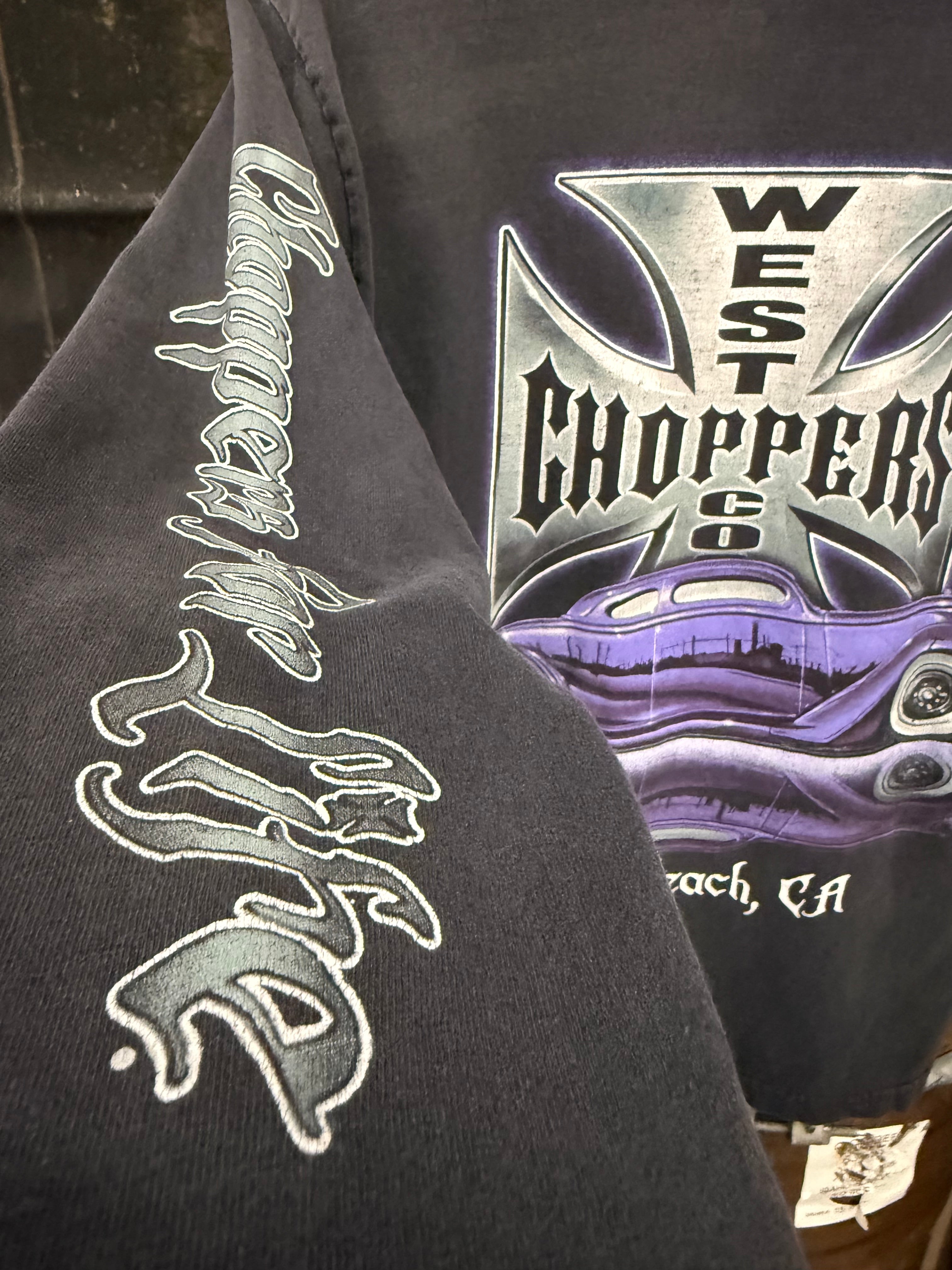 West Coast Choppers Purple Lowrider Long Sleeve Tee