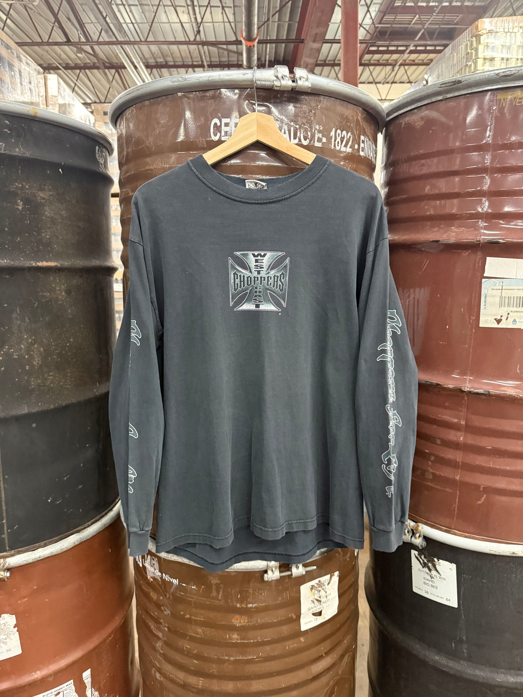 West Coast Choppers Purple Lowrider Long Sleeve Tee