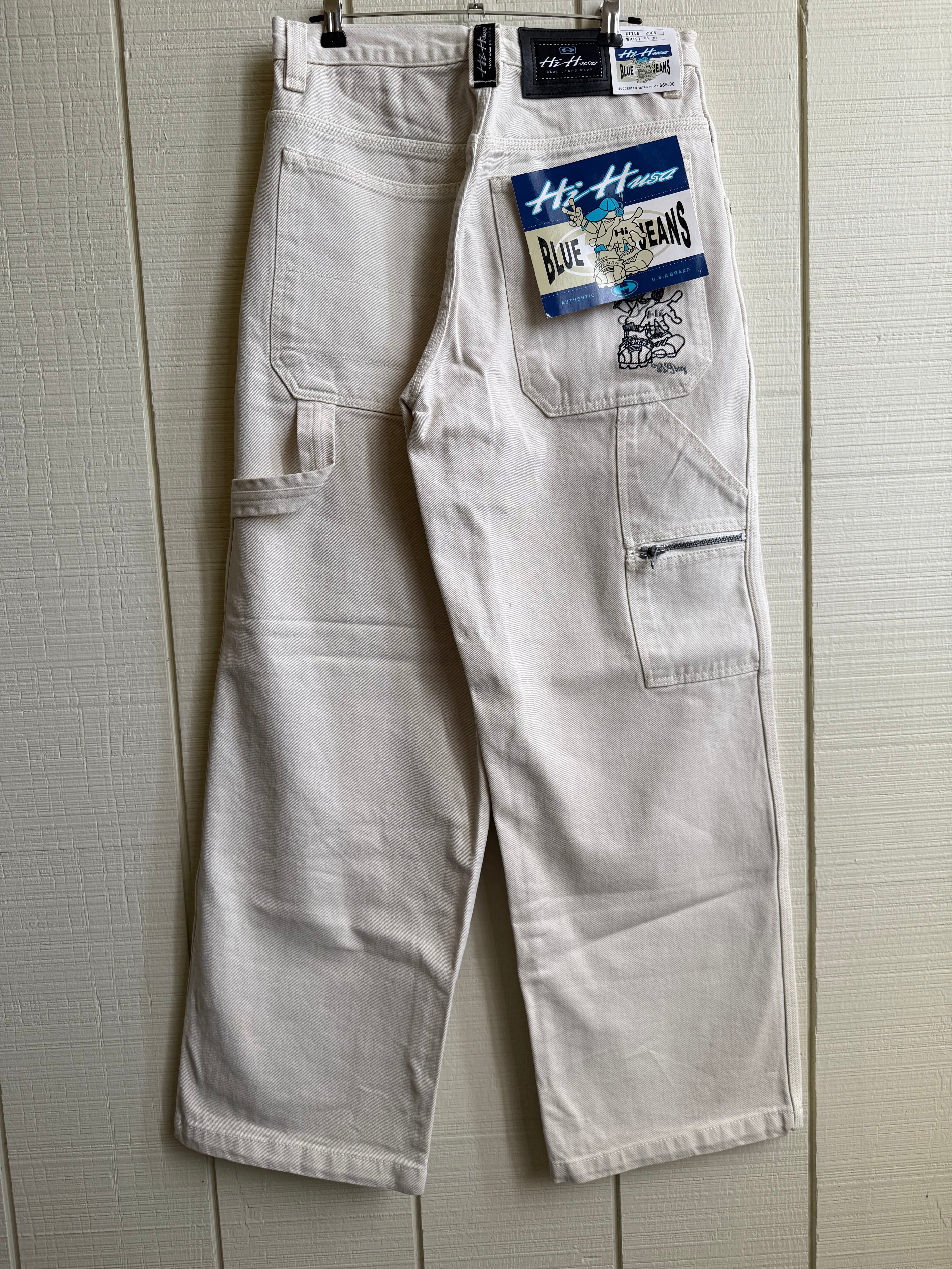 HI embroider cargo pants NWT