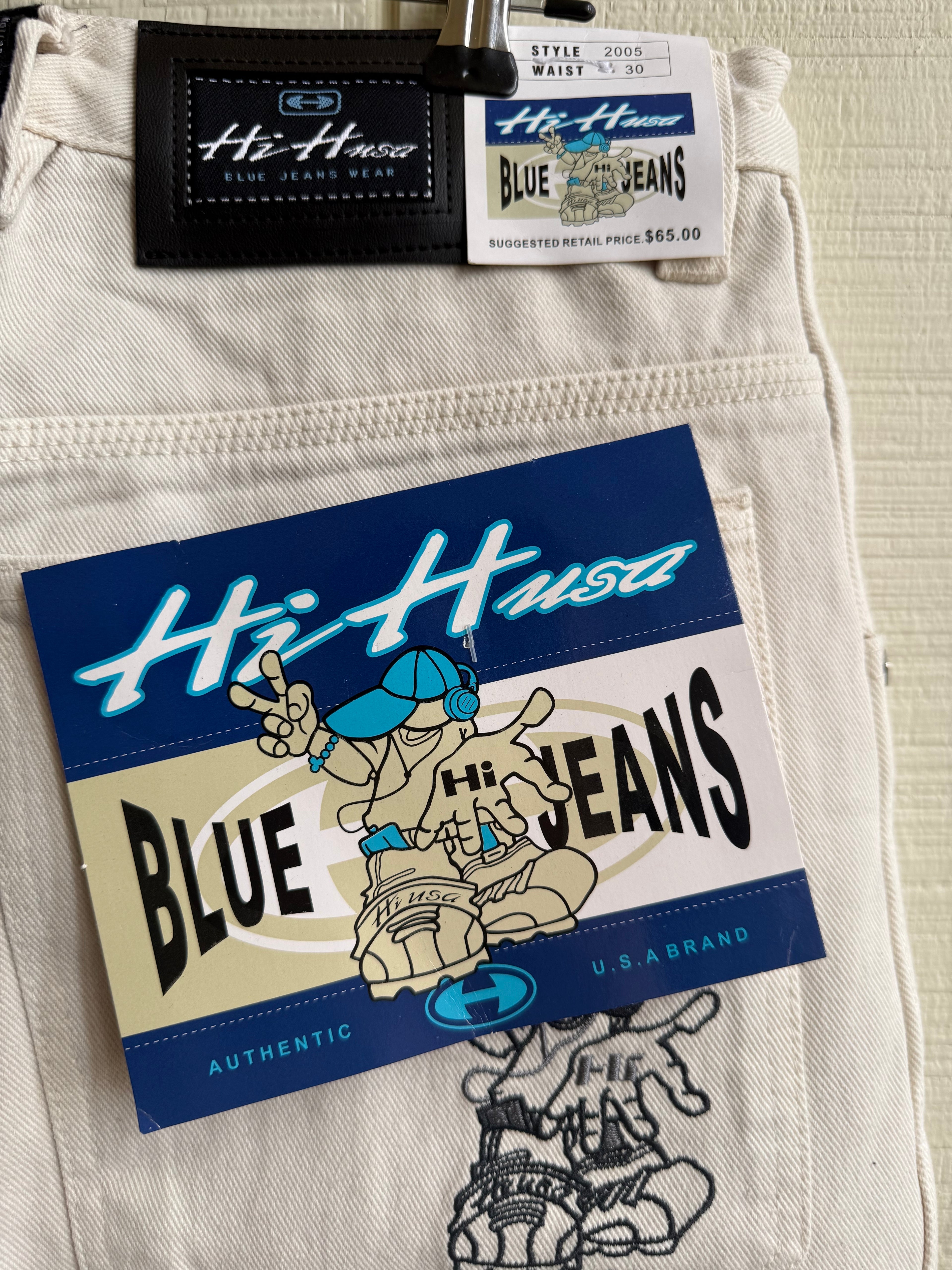 HI embroider cargo pants NWT