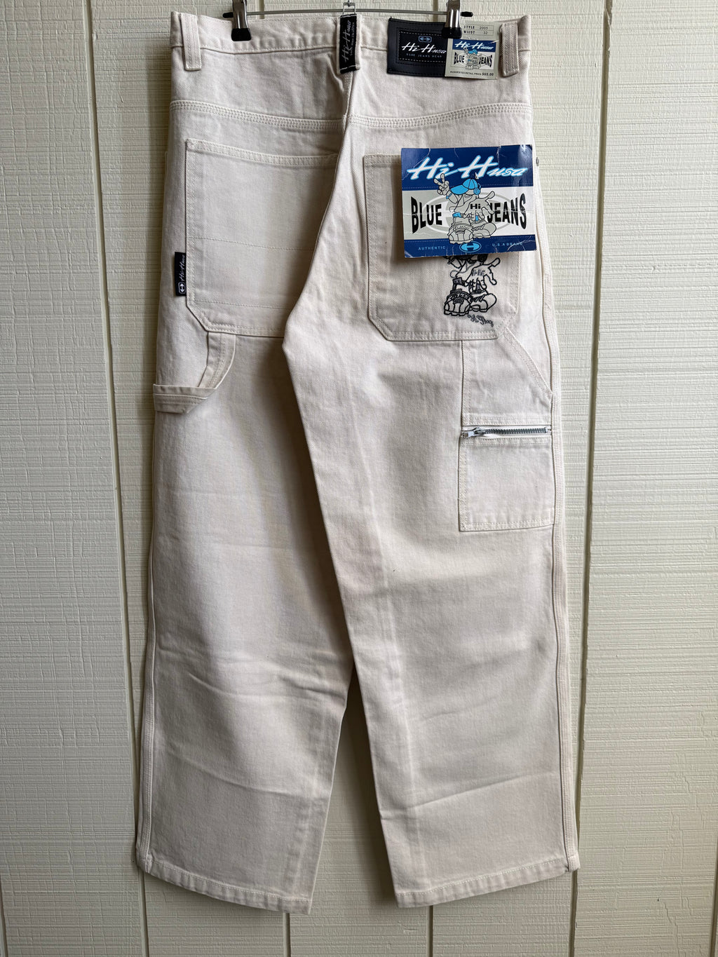 HI embroider cargo pants NWT