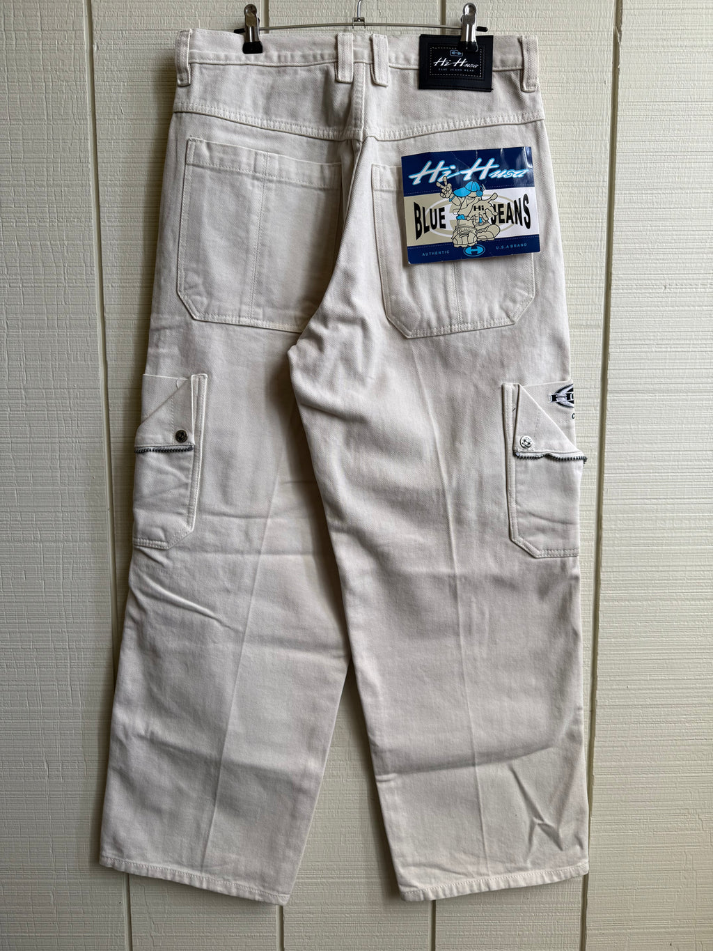 HI embroider cargo pants NWT