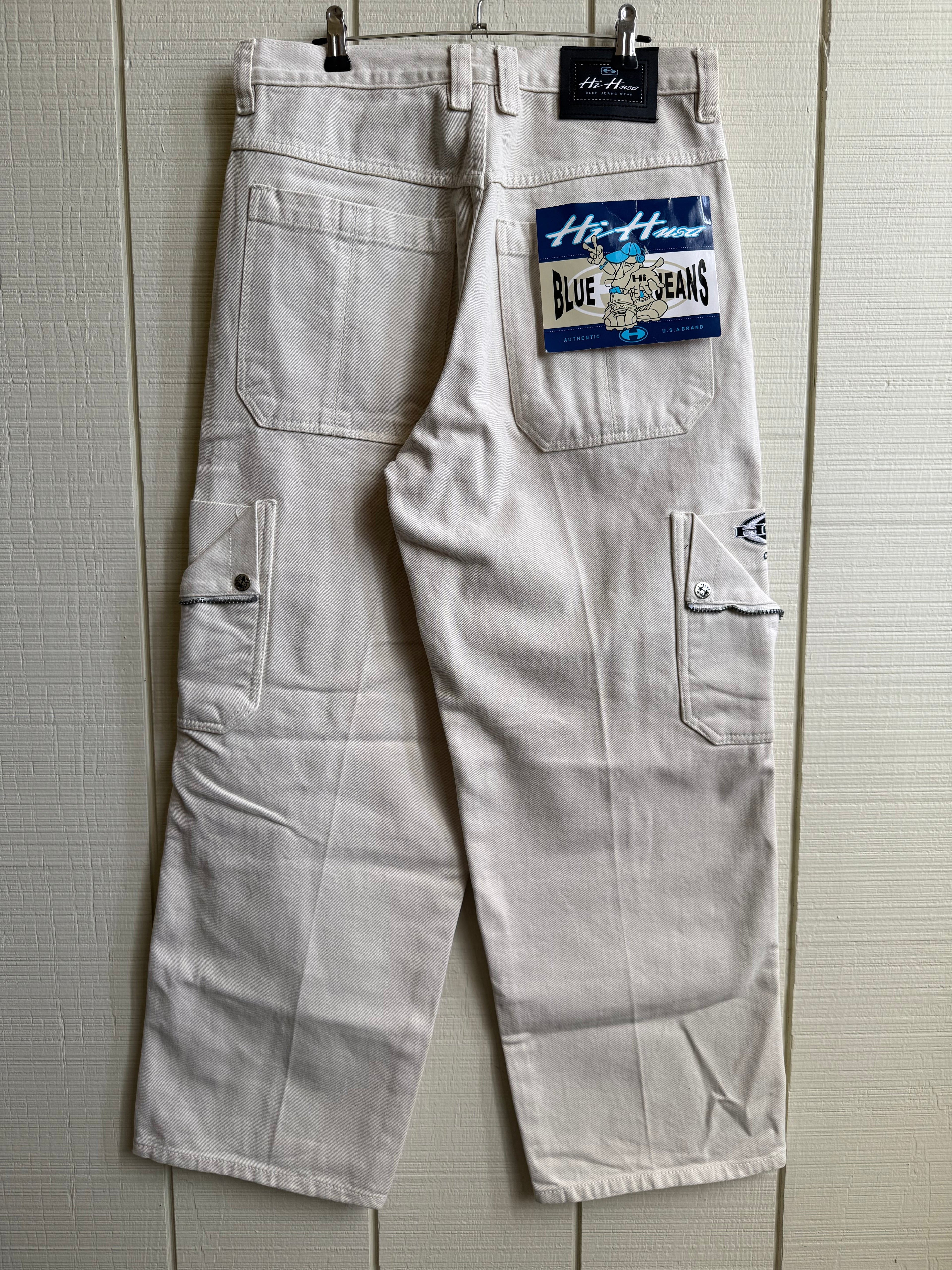 HI embroider cargo pants NWT