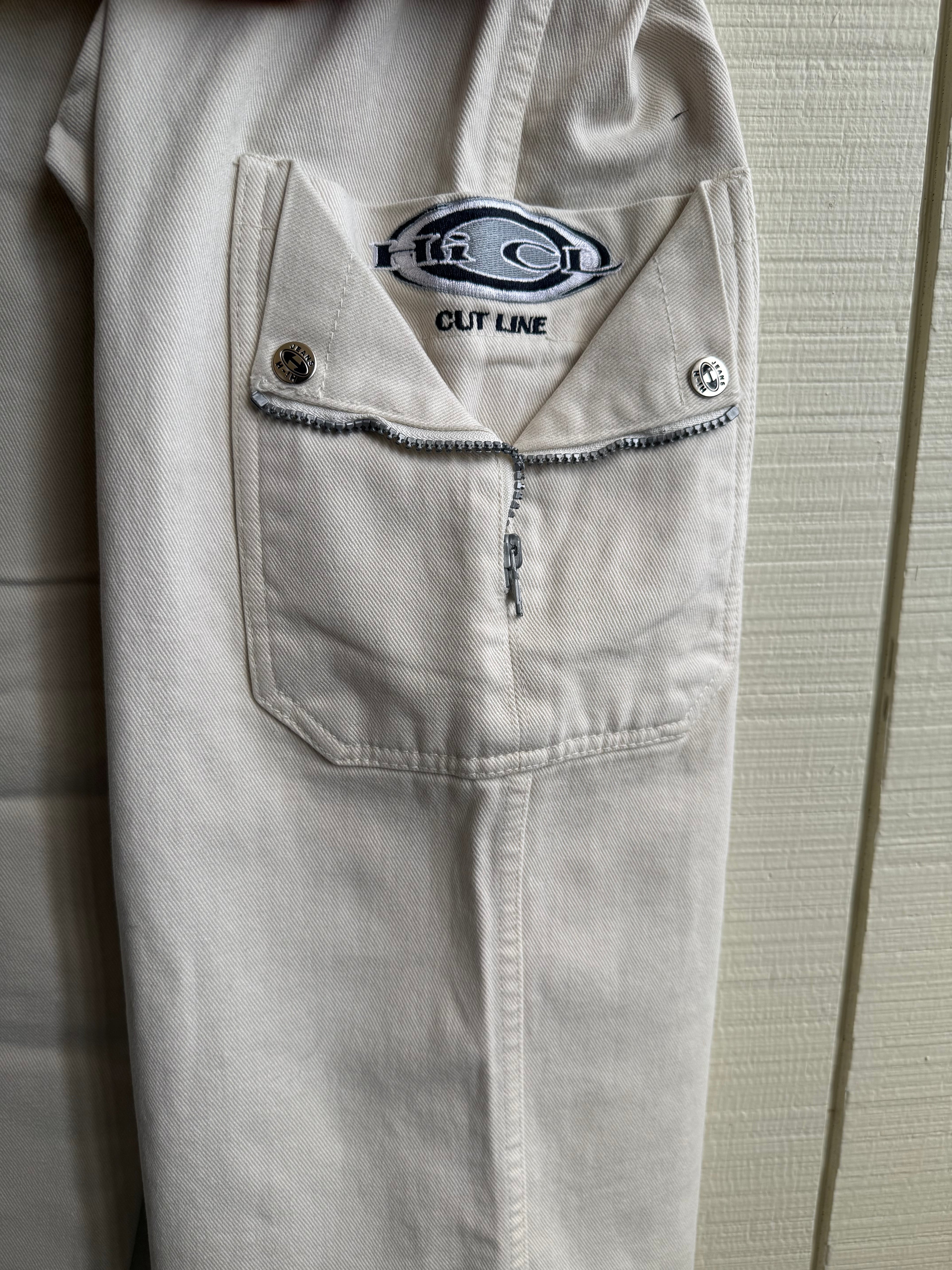 HI embroider cargo pants NWT