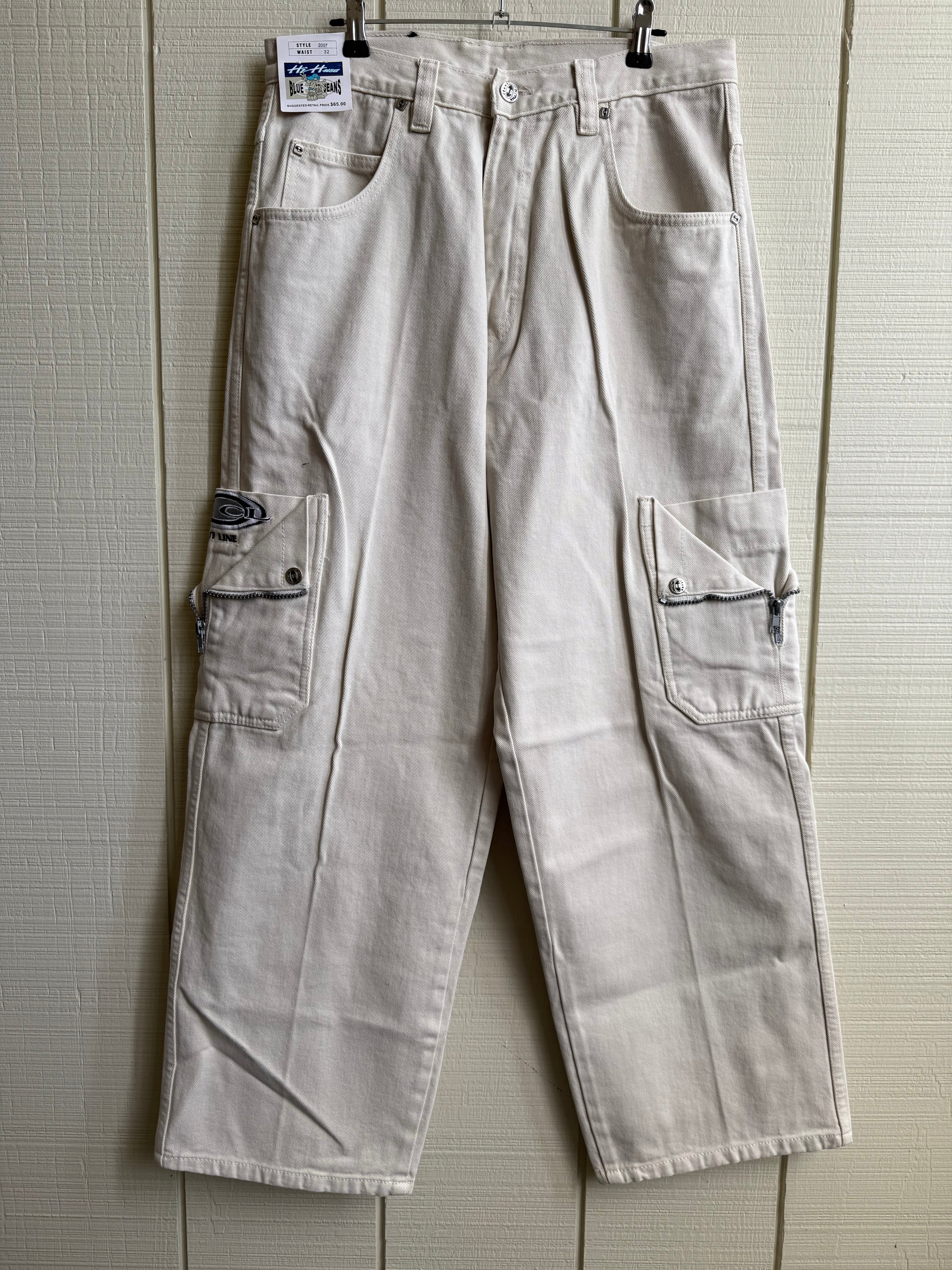 HI embroider cargo pants NWT