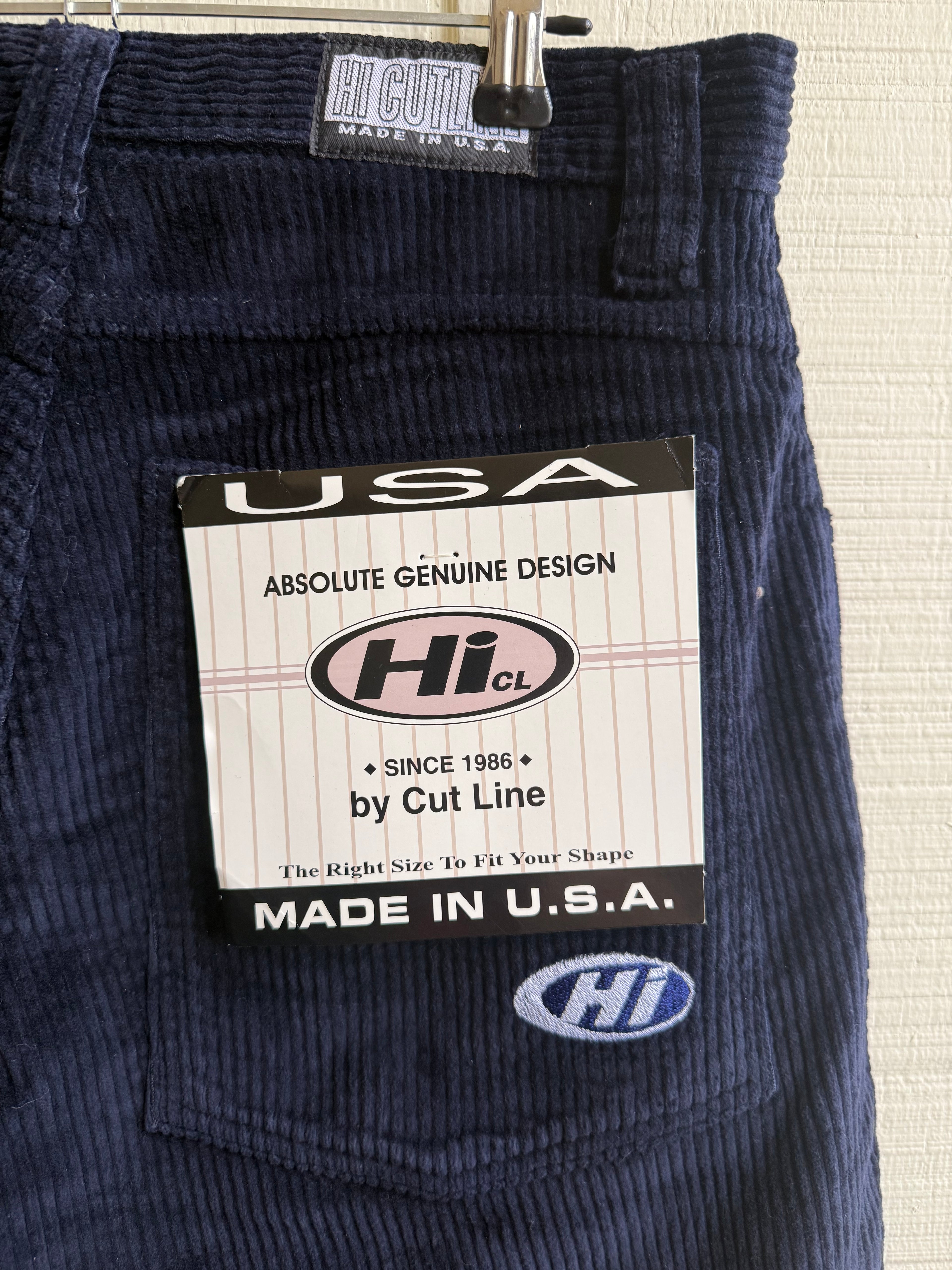 HI embroider corduroy pants NWT