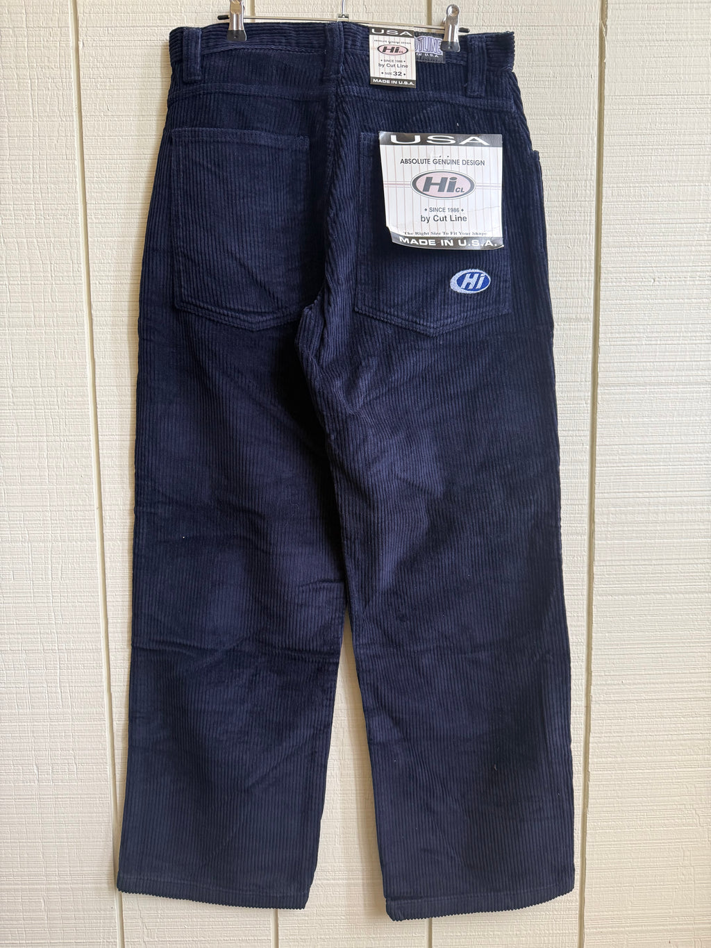 HI embroider corduroy pants NWT