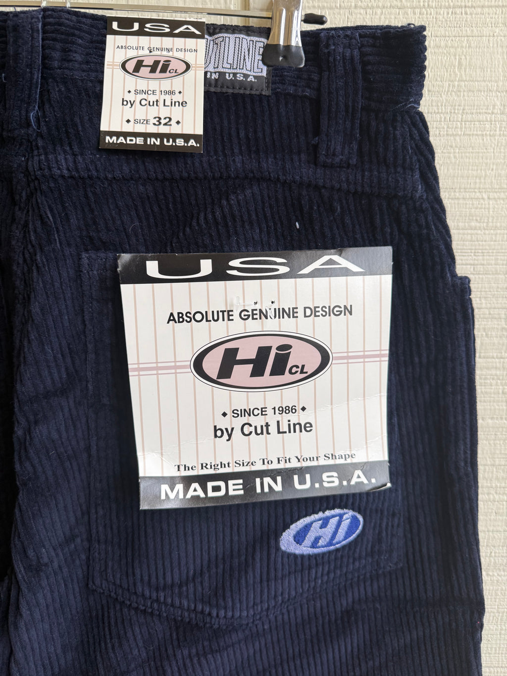 HI embroider corduroy pants NWT