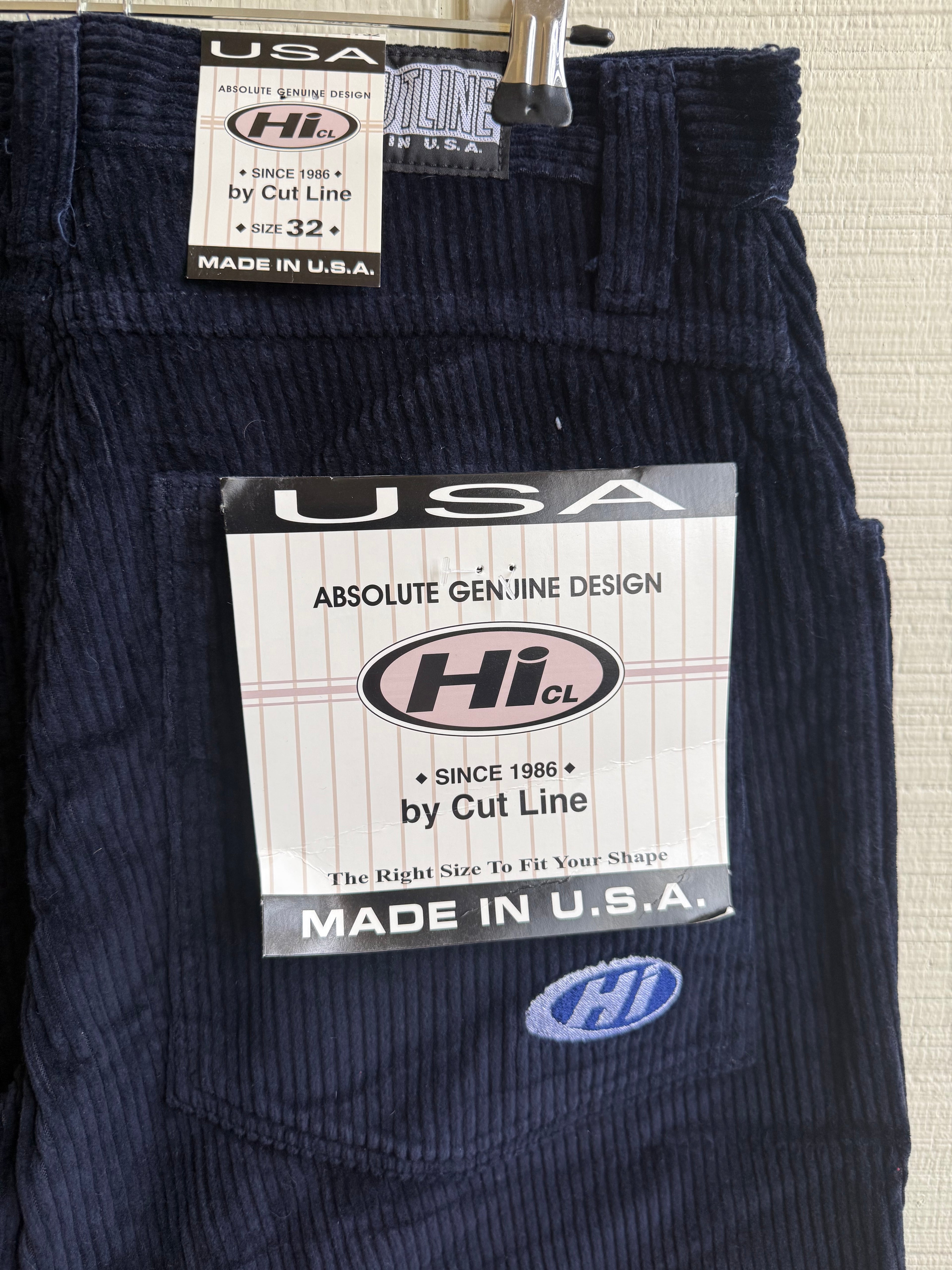 HI embroider corduroy pants NWT