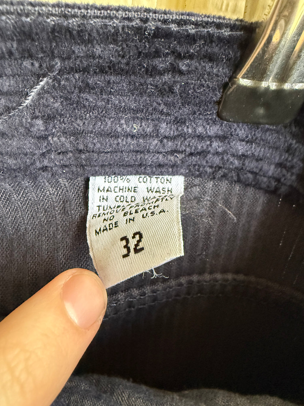 HI embroider corduroy pants NWT