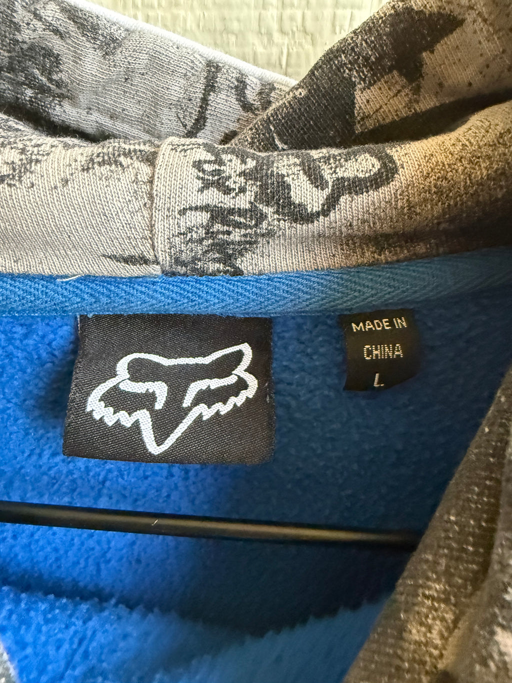 2 tone Fox hoodie