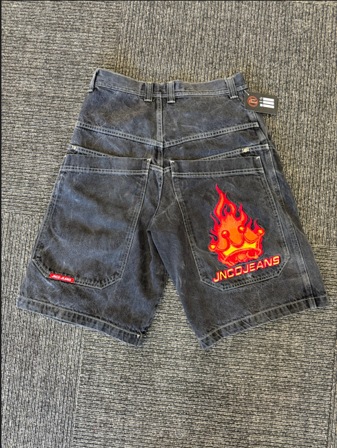 Jnco flame jorts